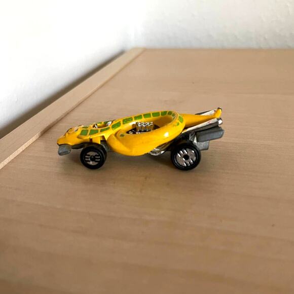 Hot Wheels Turboa Cobra Snake 1985 Yellow Vintage Car Mattel 1:64 Diecast Used - Picture 7 of 11